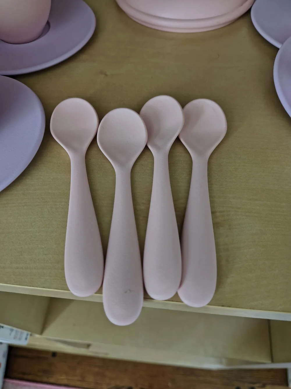 Green Toys Pastel Pink & Lavender Kids Tea Set